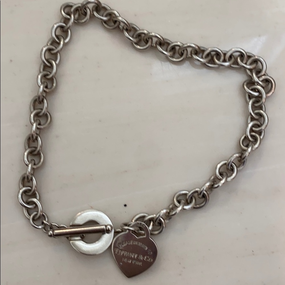 Tiffany Sterling Silver Heart Pendant
